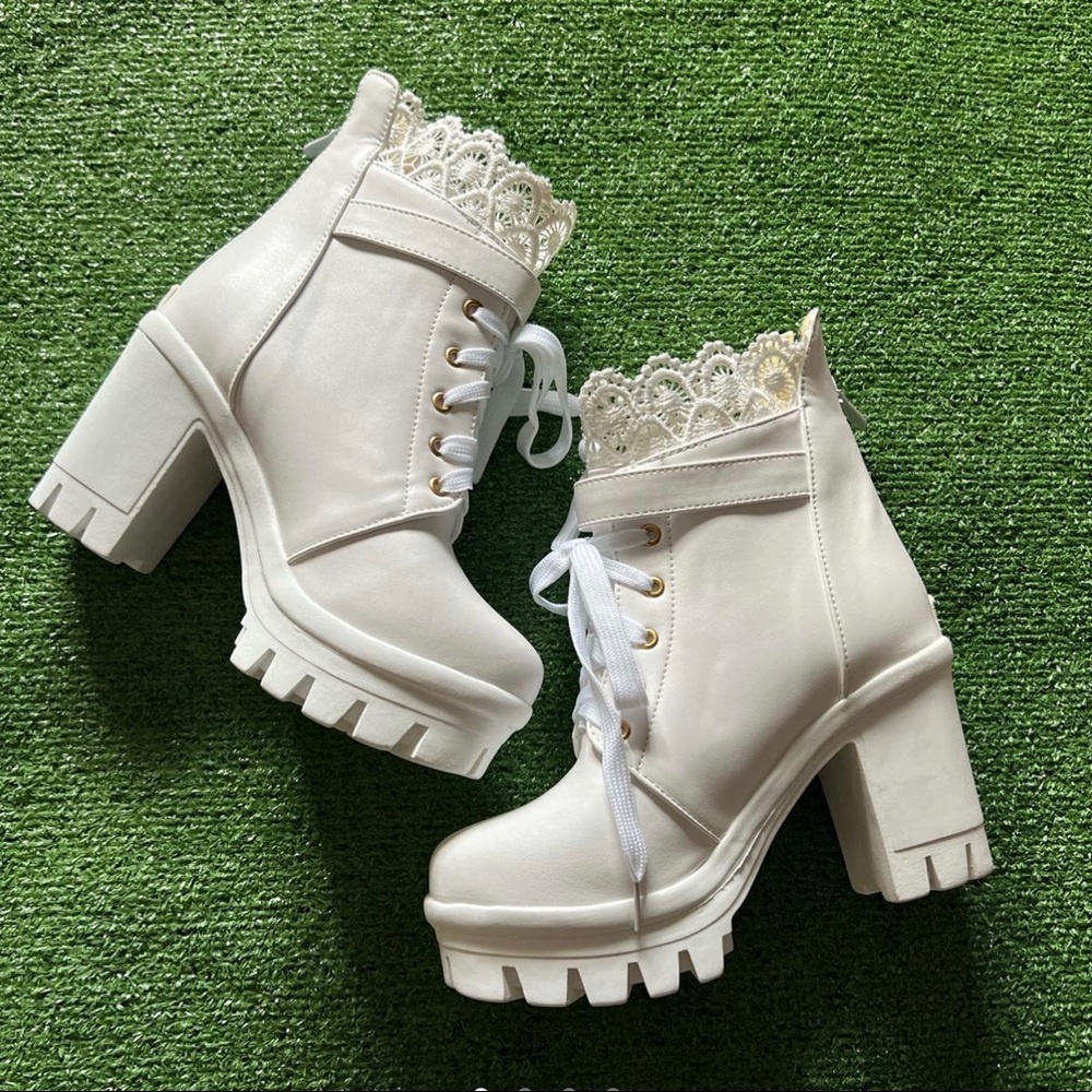 White boots